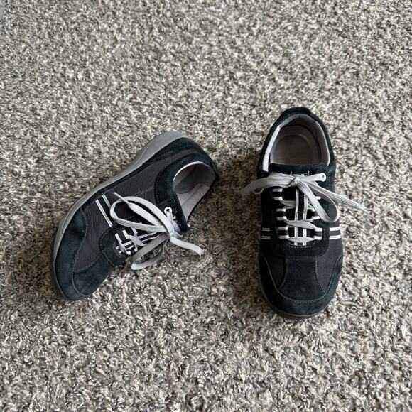 Dansko Helen Black Walking Comfort Shoes Sneakers Women's Size 36 US 6 Lace Up - Picture 1 of 9